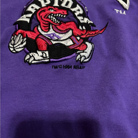 Vintage 90s Toronto Raptors Ravens Baseball Jersey NBA Basketball M - Picture 4 of 6